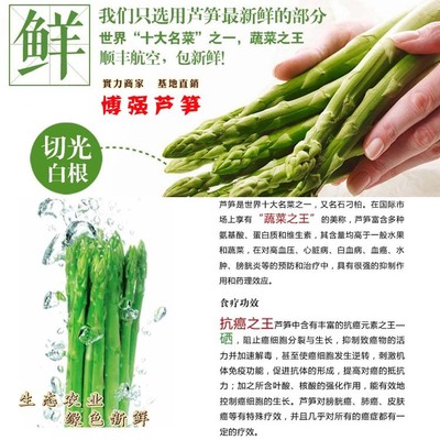 【新鲜芦笋】绿色蔬菜 绿芦笋 保健蔬菜 特鲜嫩产地直销 批发价